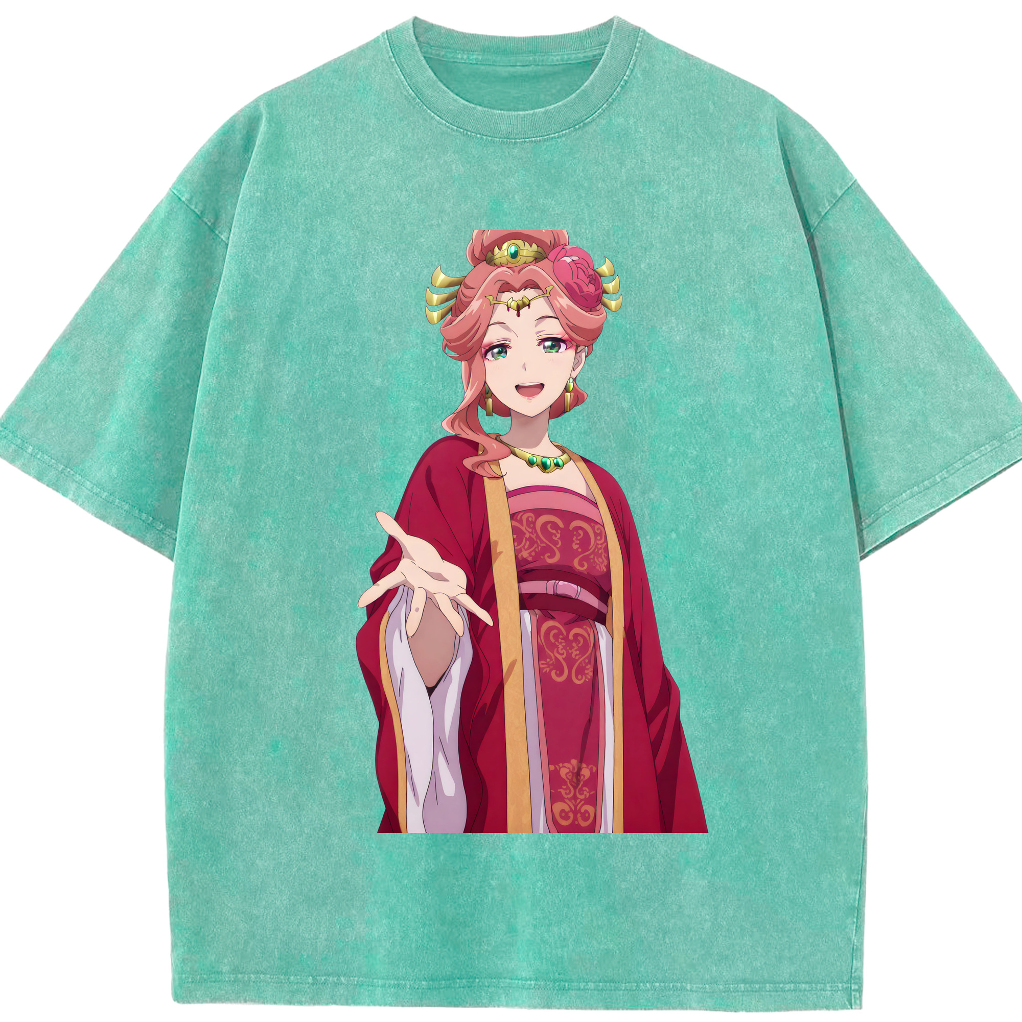 （画像用） 薬屋のひとりごと The Apothecary Diaries 綿100% ヴィンテージ風 半袖Tシャツ（フロントプリント）